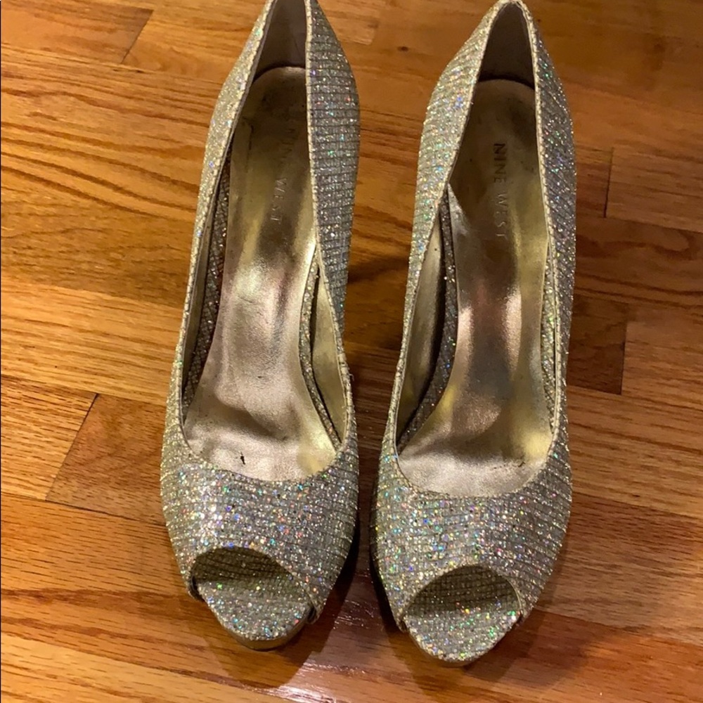 Sequin Heels